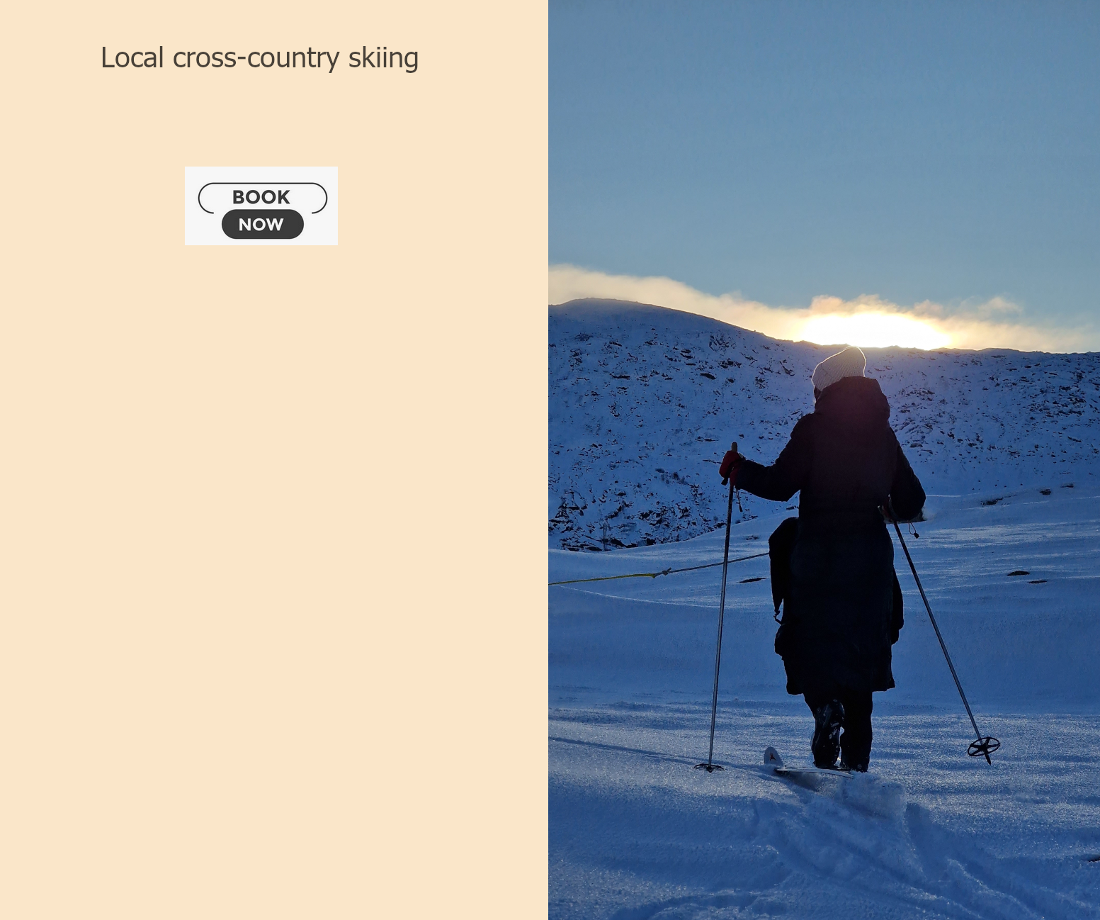 Cross-country skiing in Swedish Lapland